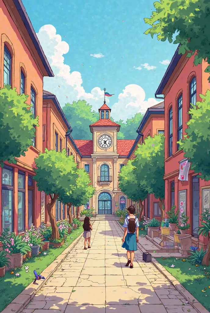 comic the life of a student at the university from morning to night