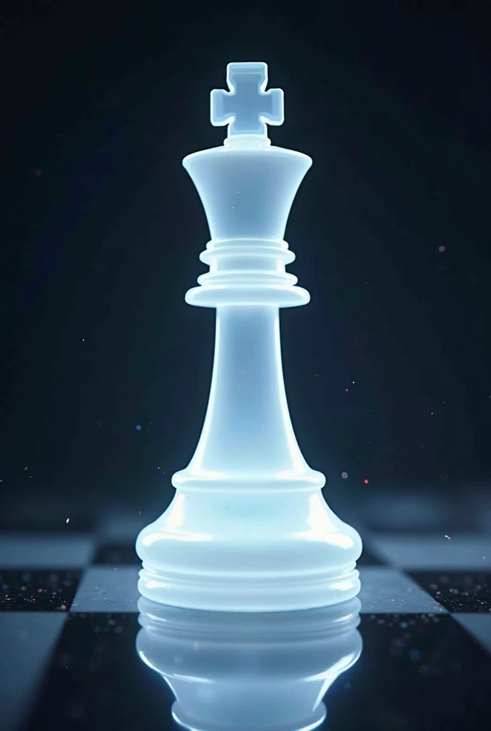 Blue Fire Chess Knight