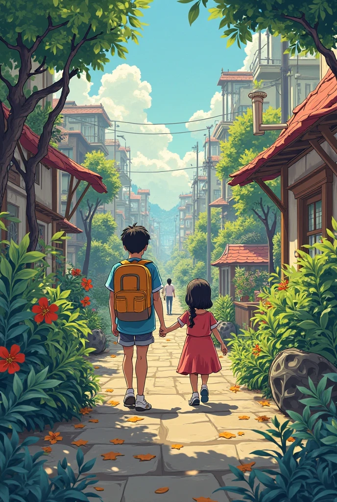 Do you have an animated comic with the following story