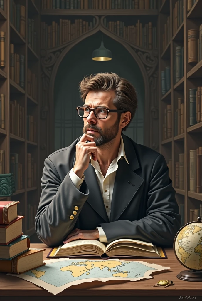 Let it be more like a philosopher and get a black and white image