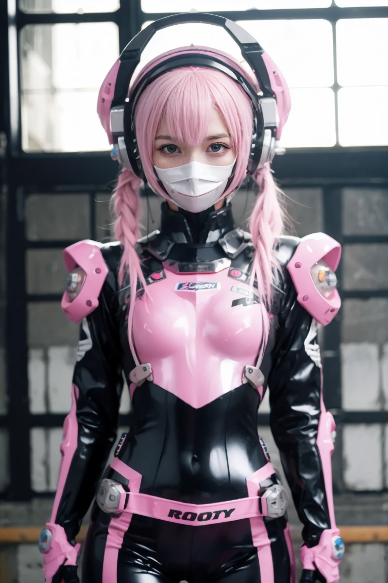 ulzzang-6500-v1.1,(raw photo:1.2),((photorealistic:1.4)),best quality ,masterpiece, illustration, an extremely delicate and beautiful, extremely detailed ,CG ,unity ,8k wallpaper, Amazing, finely detail, official art,extremely detailed CG unity 8k wallpaper,absurdres, incredibly absurdres, huge filesize, ultra-detailed, highres, beautiful detailed girl, extremely detailed eyes and face, beautiful detailed eyes,light on face,cinematic lighting,
((extremely pink tight suit clothing)),
1girl,full body,full-body shot,looking at viewer,
((light pink hair)), red eyes,
((bliss)), best detailed background, ((cosplay)), (smile), twintails,