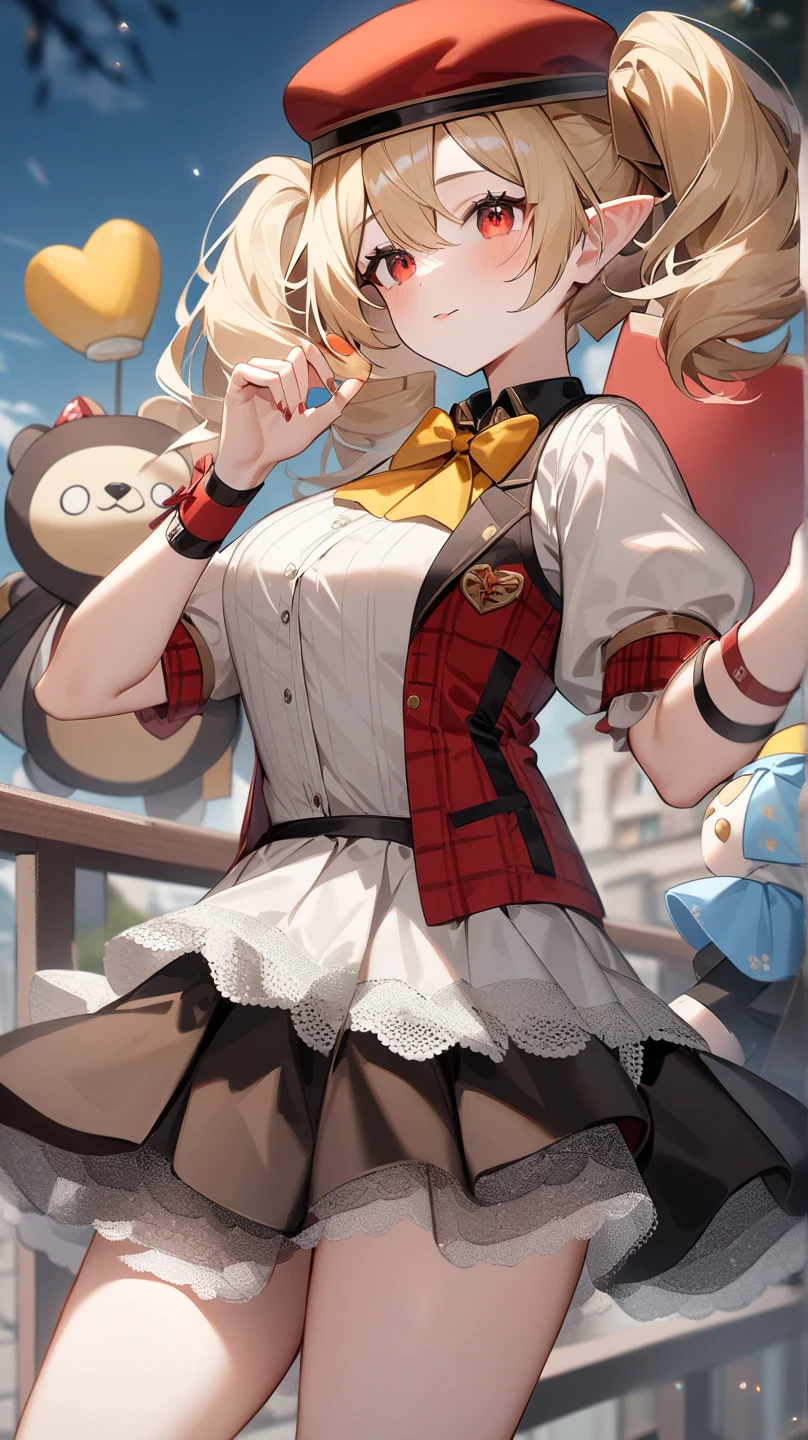 (((German flag-inspired outfit:1.3))),(((Woman in men's clothing:1.3))),(),(masterpiece,Highest quality,Ultra-high resolution output images,Write boundary depth,Intricate details,Adding dimension to your subject with the contrast of light and shadow,Anatomically correct facial structure),(Picture Mode Ultra HD,)