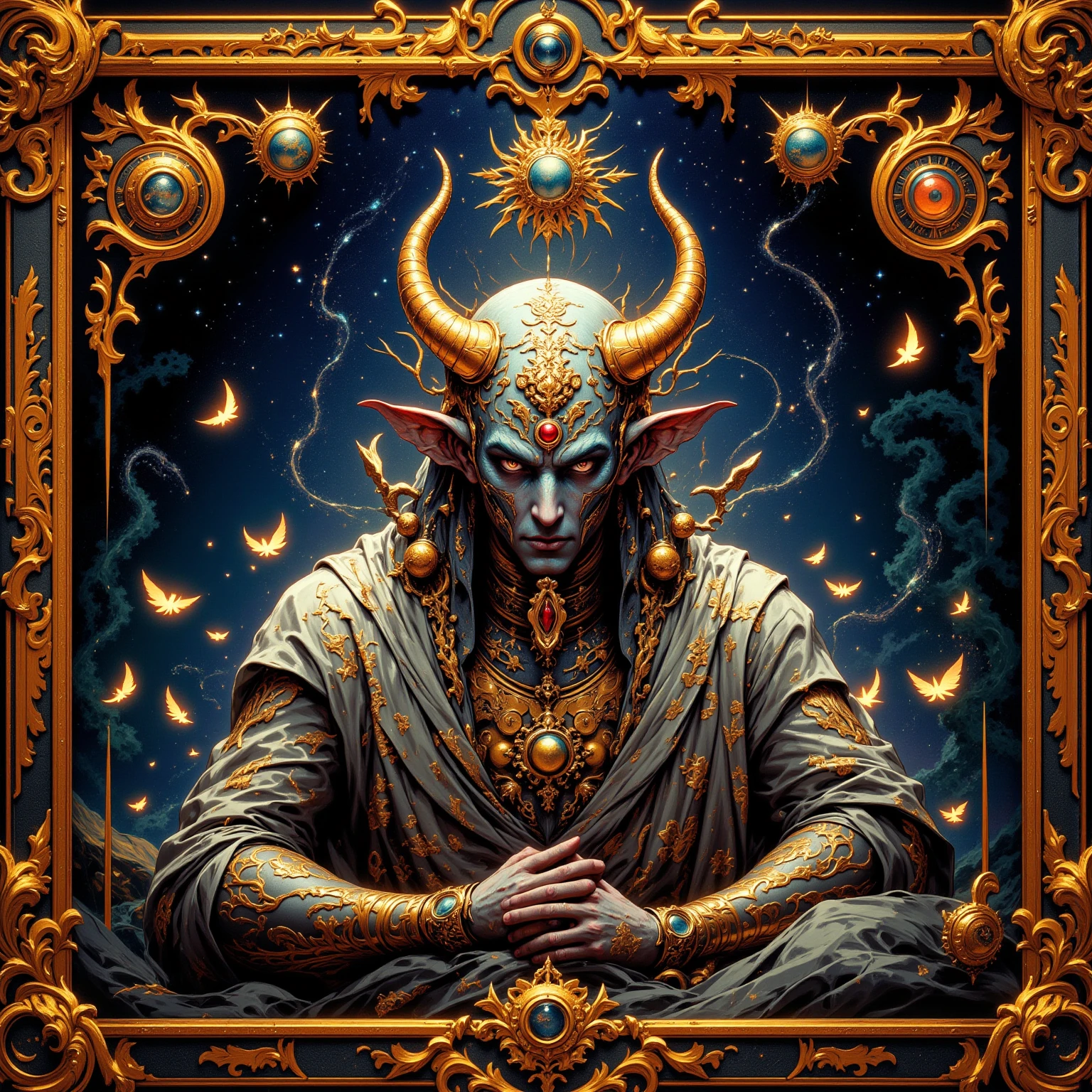 All the demons of all the religions of the world mixed in one devil