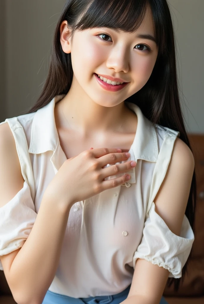 hight resolution、high-level image quality、in 8K、Real live-action、生a picturegraphy、top-quality、​masterpiece、超hight resolution、生a picture、ren、Beautiful fece、masutepiece、((Obscene content))、For adults、charm of 、absurderes、((((Japan elementary school students))))、Japan Girl、((8years old))、((with round face))、((Cute little face))、(((((Shy laughter)))))、de pele branca、((chubby figure))、Juvenile physique、Smaller chest、kne、 thighs thighs thighs thighs、Anatomically correct、solo、fullllbody、Very nice、(((Children's Clothing)))、 ((Pubic area))、(Mansujuspenders))、（Photorealsitic：1.37）、Photon mapping、Realistic、Radio City、Physically Based Rendering、a picture、(((a junior idol in Japan)))、Sparkling eyes、shiny lip、too bright natural light、The Bright Sun、Too bright sunlight、(((((8years old)))))、(((Pubic area)))、((Phetcha Pai))、（(A room in a western-style hotel)、Show off、Open your legs、Show off、Blur the background,pussy,((masturbation))