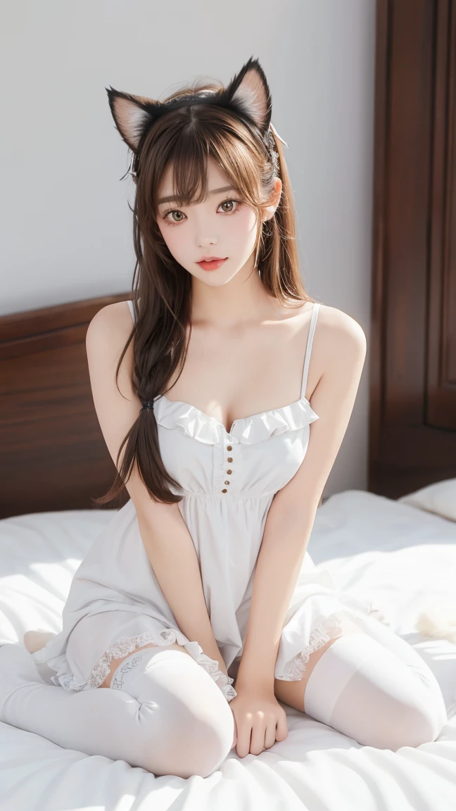 Master quality, highest quality, best picture quality, exaggerated details, goddess of moonlight cute 8 year old asian with a shy expression, slightly squinted eyes, adjusting her hair, long eyelashes, (hyperrealistic schoolgirl), (dressed as schoolgirl, hyperrealistic schoolgir (long hair / very, very exaggerated big breasts, big tits / in petticoat dress tissue, ), posing sit in front of the camera, wet breast hanfu open v chest clothes, full body xianxia, high heel diamond, erotic, lolita , oume, big tit big chest detail, lace