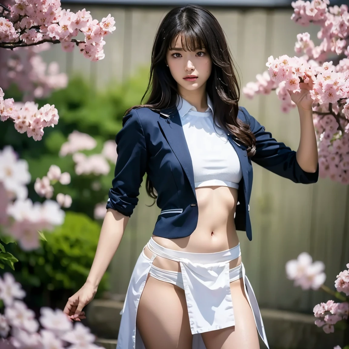 (Photorealistic: 1.4), Masterpiece, Ultra High Resolution, RAW Photo, Best Quality, (Smile with Teeth: 4.0), (Big Smile: 2.5), (White Teeth: 2.0), (Sexy: 1.4), Raw Photo, 1 Beautiful Wife of Japan, White Skin, (Cute: 2.0), (Eyes Downed: 2.0), (Large, Round Eyes: 2.0), (Moisturized Eyes: 2.0), ( Upper eye use at the camera: 3.0), (eyebrows that fall into a figure eight: 2.0), blush, slender, brown and black short hair, (clothes with clearly protruding breast lines: 1.8), (exposed crotch: 2.0), (exposed breasts: 2.0), (panties with a clear pubic shape: 2.0),