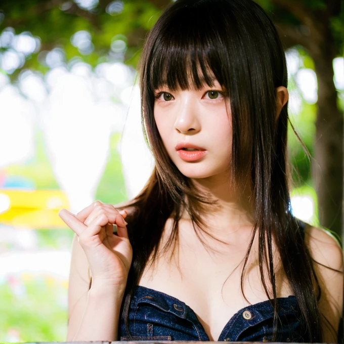 Anime girl someone shy