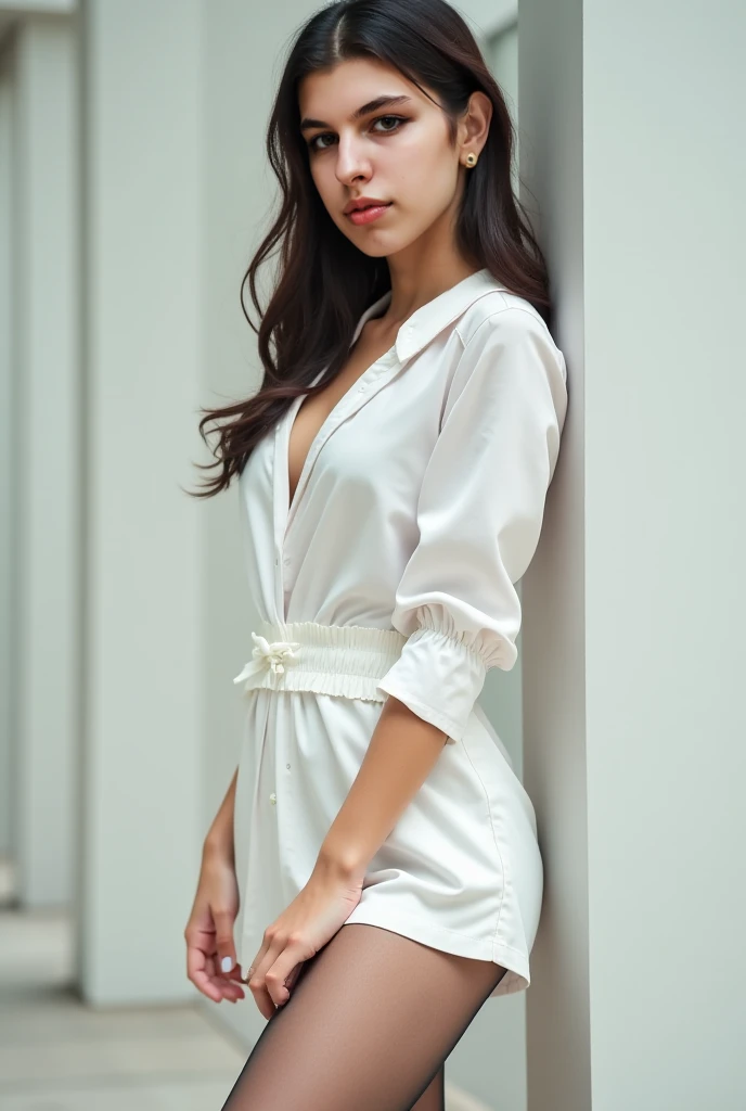 1girl,solo,<lora:GoodHands-beta2:1>,medium breasts,(full body:1.2), ( casual shirt:1.3),
black hair,, best quality,masterpiece,illustration,an extremely delicate and beautiful,CG,unity,8k wallpaper,Amazing,finely detail,masterpiece,official art,extremely detailed CG unity 8k wallpaper,incredibly absurdres,huge filesize,ultra-detailed,highres,extremely detailed,beautiful detailed,
(standing:1.5), 
<lora:CitaCitata_v1:0.75>