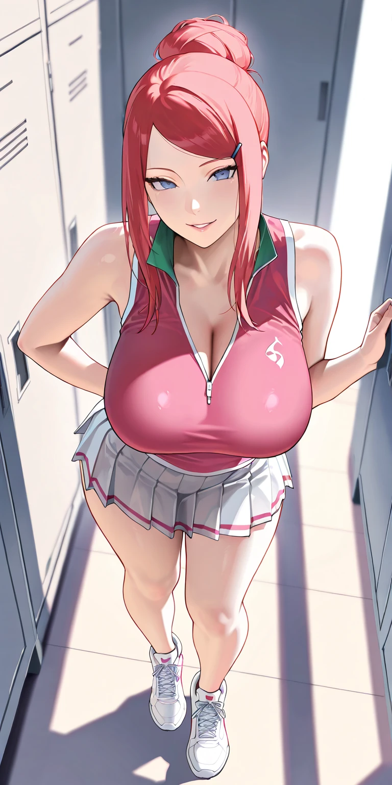 score_9、score_8、score_7、woman、Bremerton、Pink Hair、Crop top spilling out、Tennis Wear、skirt、No sleeve、Tennis uniform、Twin tails、Long Hair。Striped Hair、Pink Hair、Pink Eyes、Abdominal muscleuscular、Huge breasts、Voluptuous、Wide hips、Huge thighs、classroom、Abandoned basement setting、Detailed Background、Sitting in a chair、Seated、Curvaceous figure、arms crossed behind your back、Arms tied、Tying her chest、The torso is tied up、Legs tied、Tie your thighs、Hair pulled up with tape、Hair wrapped in tape、Tied up、Wrapped tape gag、Impromptu Gag、Hands folded behind your back、Tied up、ankle、BDSM、Legs tied、Big Breasts、Cowboy Shot、Struggling、Motion Lines、Upper Body Shot、masterpiece、Hands-free、Front shot、Watching the audience、l1z