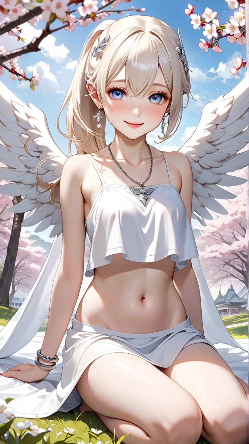 1girl in、AS-Adult、Cute underwear、Full body portrait、masterpiece,angel,Filo,neon color,Tropical