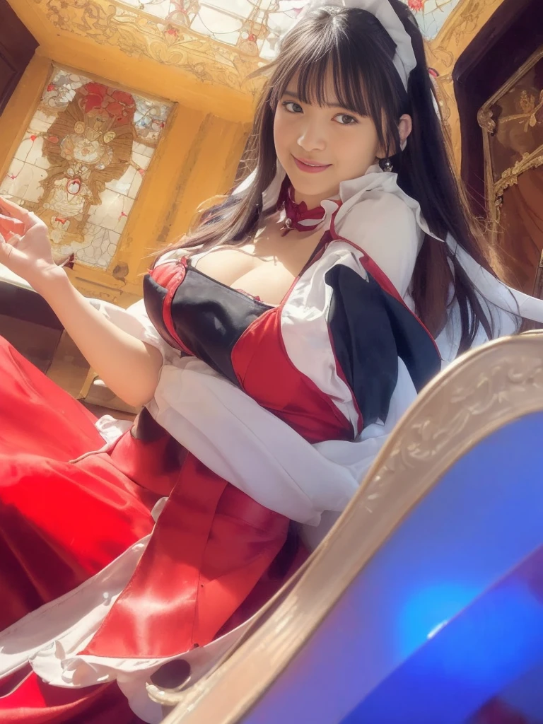 Make a poster introducing cosplay costumes used in Japanese adult entertainment