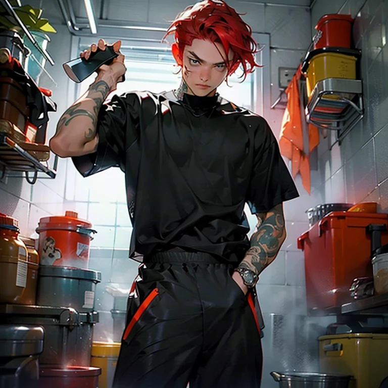 black boy with red hair --auto --s2