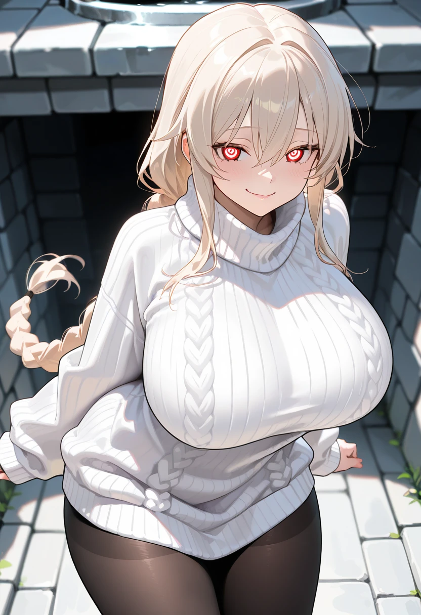 Imagem detalhada, imagem realista, imagem coerente, 1 elfo, cabelos longos cor de cinza, olhos amarelos, Face oval, long eyelashes. she is wearing a sweater, mini saia com cinto, tennis, Seios pequenos, curvy body, Pose sexy, fondi of a starry neck with galaxies on the horizon