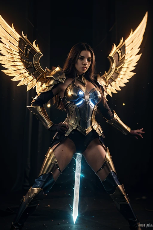 Foto RAW, (masterpiece), Original Character, (best quality:1.0), (ultra highres:1.0), portrait, 1 woman, fantasy movie character, adventure movie, detailed beautiful skin, breathtakingly beautiful, complex details , epic character, fantasy character Art, face focus, tomboy, very long hair, curvy, thick Belly, beautiful face, wallpaper 8k, beautiful woman, extremely gorgeous, stunning beauty, amazing details, perfect thick body, makeup, white sports bra, tight clothes, full body,(pele altamente detalhada: 1.2), 8k UHD, DSLR, soft-lighting, alta qualidade, grain of film, Fujifilm XT3
