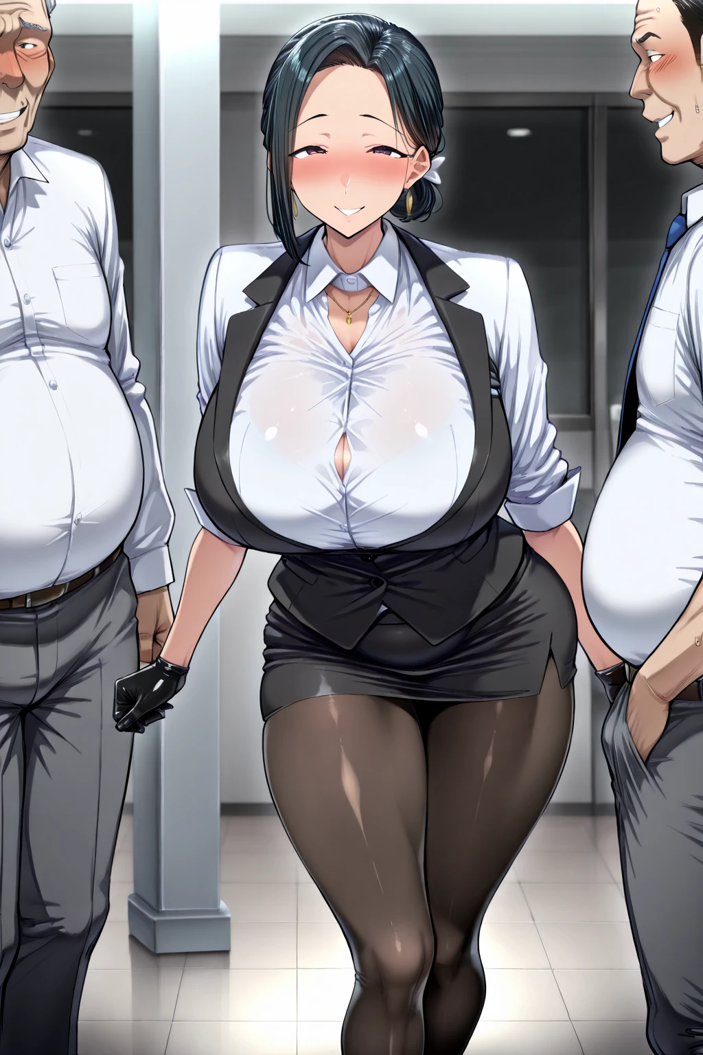 Multiple penises,Slender and sexy woman,,deep throat ,Black thigh-high boots,Beige shorts,in the train,Molester,Multiple men,A man grabs a woman's arm,Put your hands behind your back,penis,rape,Sex,,Creampie,Folded ponytail,semen,profile,