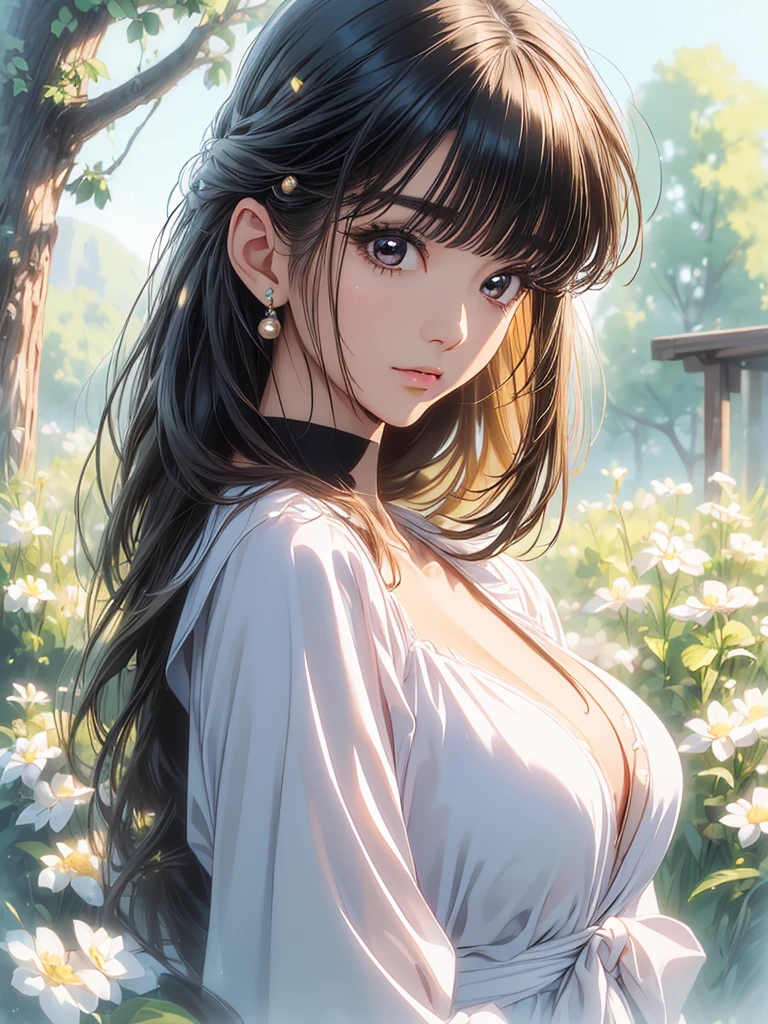 (((masterpiece))), (((High resolution)))、(((8K quality)))、(((Perfect Face)))、Looking at the camera, ((Top quality eyes)), (Detailed face), (Detailed Texture), ((Big Tits:1.5)), White swimsuit