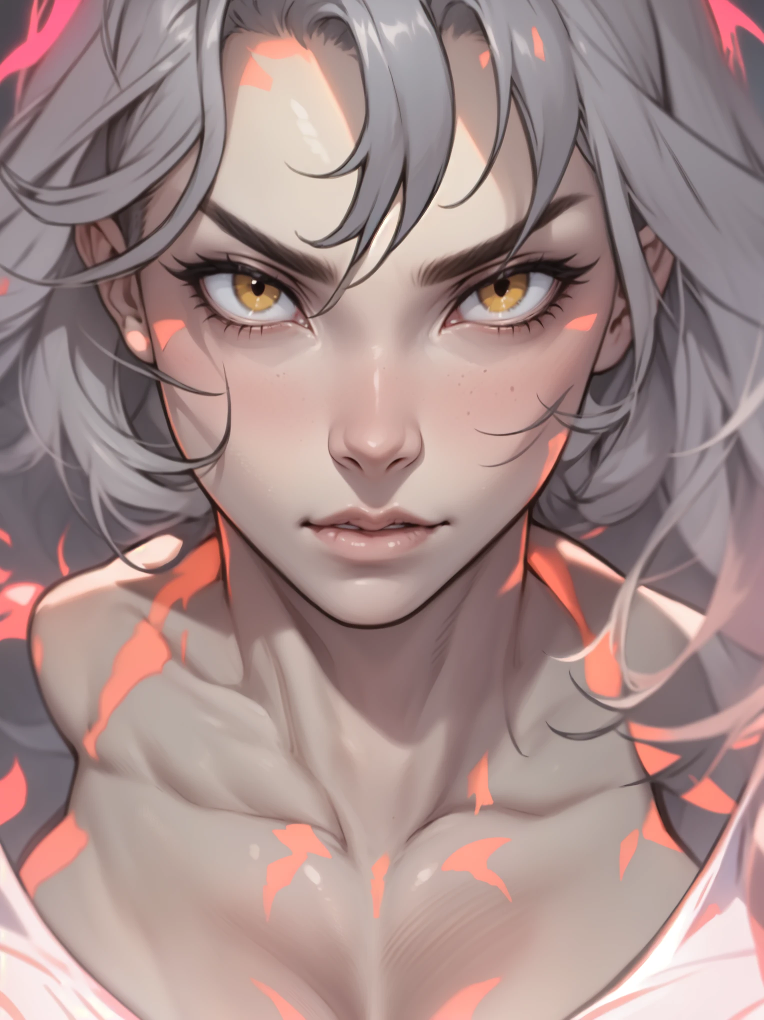 Highly detailed RAW color photo, beautiful young woman, short blonde hair, dynamic pose, (wide hips), (detailed skin), (detailed lips), (detailed eyes), (cosmic: 1.4), (necropolis: 1.1), (science fiction setting) (detailed face), (curvy), red clothing, detailed eyes, chromatic aberration, depth of field, soft lighting, masterpiece, best quality, intricate, (lens reflection: 0.7), (flowering: 0.7), particle effects, ray tracing,  tone mapping, highly detailed, concept art, smooth, sharp focus, dramatic lighting, highly detailed art, cinematic, hyper-realistic painting, trending on Artstation, 8K, amazing shadows, realistic, (highly detailed background: 1.2), mid-journey art
