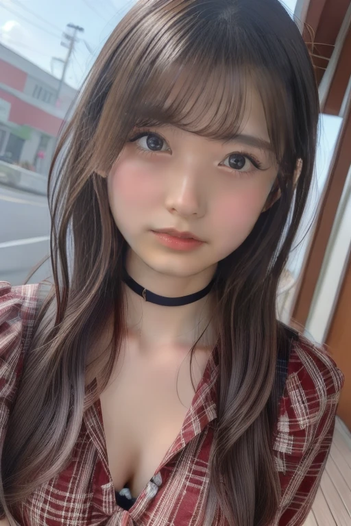 A close up of a girl with good skin, high quality, korean, ulzzang, Korean girl, blackpink, ulzzang girl, wonyoung, blackpink lisa, blackpink jennie