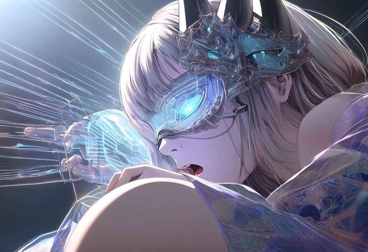 ((masterpiece, best quality, ultra-detailed, high-resolution)), solo, beautiful girl, gleaming eye, perfect eye, age 15, black white gold theme,