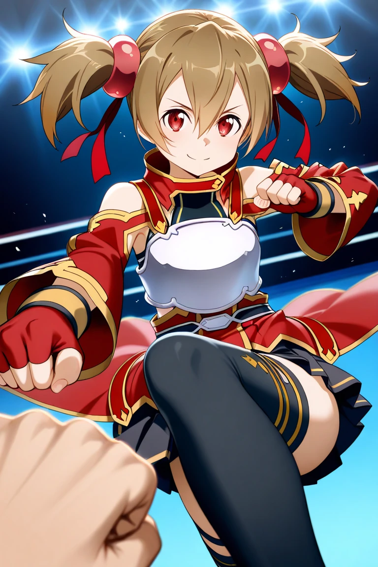 NSFW,,Clothed,(((1girl,1boy,sex from behind, imminent vaginal ))),,(((chain binding over clothes:1.5))),(arms behind return:1.3),(regretful expression),restrained things,kneeling ,restrained by chains, tightly shackled and confined ,a lot of Blood Stain On Shirt,silica,Sword Art Online,(photograph:1.3), detailed, silica, tasox, red dress, (PROS, attractive, fascinating, exciting, nice, impressive:1.3), beautiful, (high detailed, high quality:1.3),Hold a dagger in your right hand,grassland,the grass is blown by the wind,The trajectory of the dagger becomes a band of light.,shining sunlight background,One piece with gorgeous embroidery,underwear with white decorations,Childish,A richly decorated dagger,stick out a dagger,