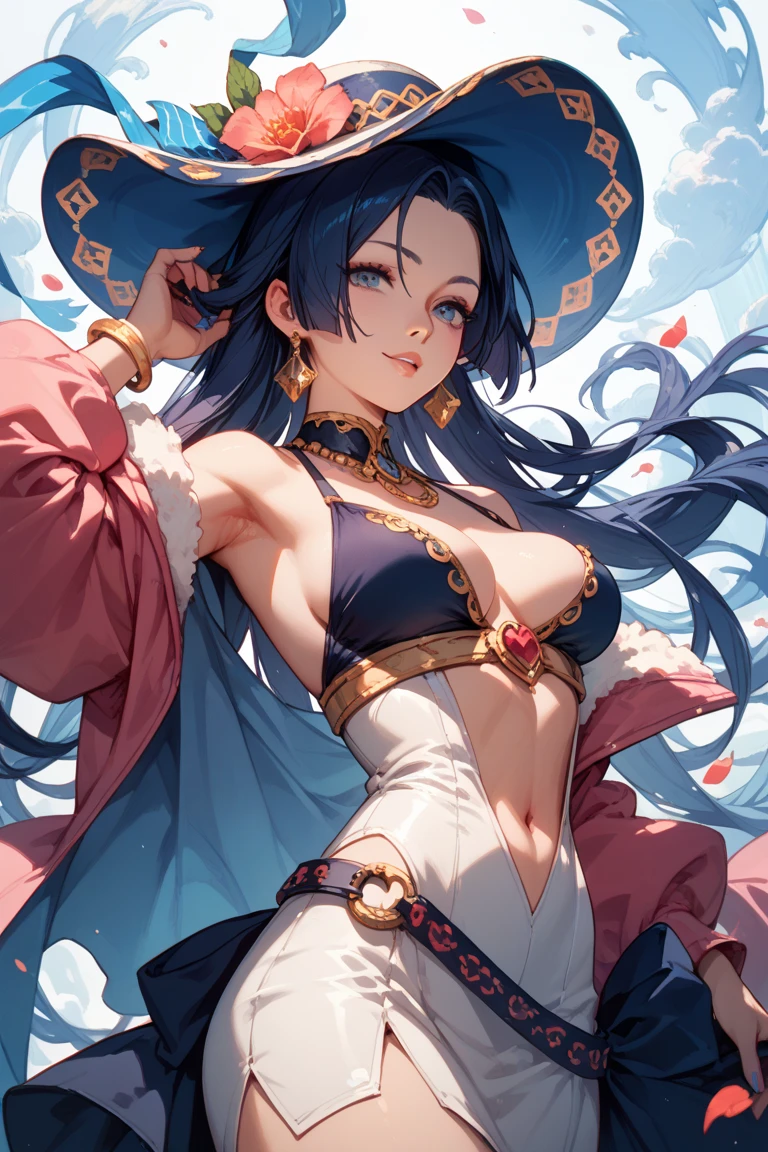 Masterpiece, best quality, ultra high quality, highlights, 1 girl, unique character, dark skin