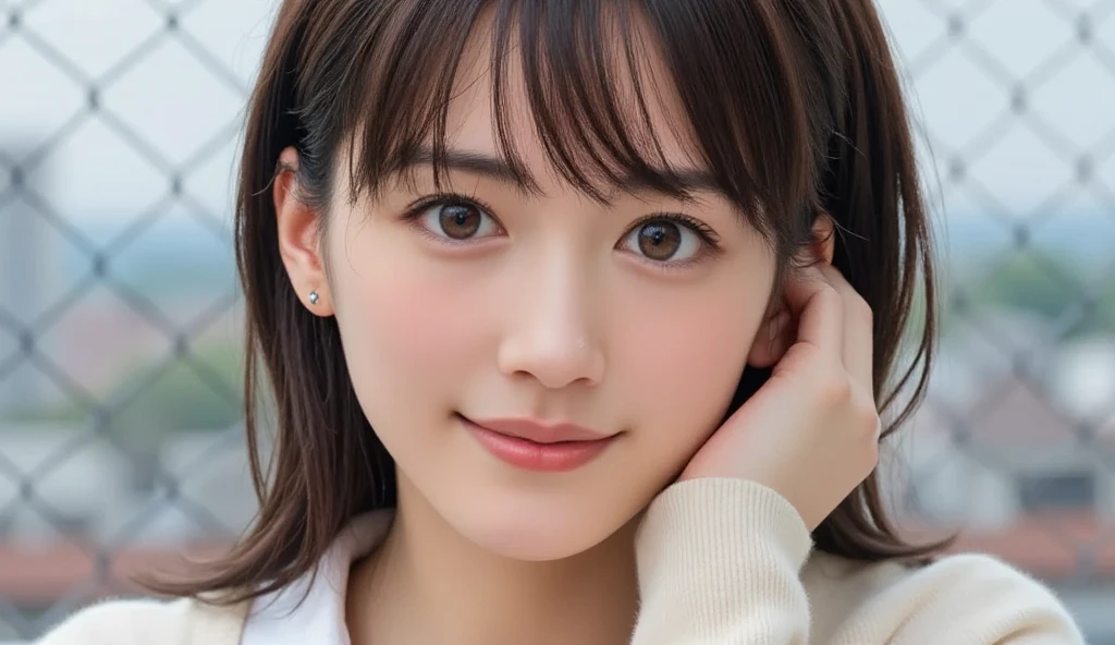 （masterpiece）、(Highest quality:1.5)、(Photorealistic:1.2)、(Surreal), (High resolution), (Realistic), (Post-processing),(Sharp focus), Sharp focus:1.2,Backlight, (Improvement of quality:1.4), (Narrow waist)、Big Ass、((Perfectly detailed five-fingered hands)),（Anatomically correct body）、((1 female:1.4))、Japanese、Realistic Skin、（Small chest：1.4）、Bust size is A cup、Pretty woman with perfect figure:1.4,(from the front:1.5), (Enhances the beauty of skin texture:1.1),No makeup、美しいBlack Hair、The best smile、Natural color lip、(Small Mouth:1.4)、The mouth is not open、Thick lips、(Oval Face)、Even bangs、Hide eyebrows with bangs、((33-year-old woman))、Bob Hair、Hair blowing in the wind, (Black Hair, Iris, Watery eyes, Shining Eyes, Bob Cut Hair, Small earrings,), Hair behind the ear、No makeup、(Drooping eyes)、(((One lovely woman)),((A big friendly smile)),(( Small breasts,Small breastsの谷間)),((((Plump Cheeks)))),((whole body：1.５)),very cute,(Baby Face),高級restaurantで、full-course dinner、Wine Party、Bright image、The beauty of wine, Beautiful Face, red wine 、Appetizers、Italian food、Wine bottle、Champagne、sparkling wine、(slimな顔), (The body is slim),restaurant, White wine, slim, wine glass, 中央に置かれたwine glass, Beautiful fine grain, Depth f/2,saturation, High Contrast, Strong light and shadow,Moist Body:1.5、3D texture、Delicate eyes、((In front of the food on the table：1.5)）、White collar shirt and tie、erious expression