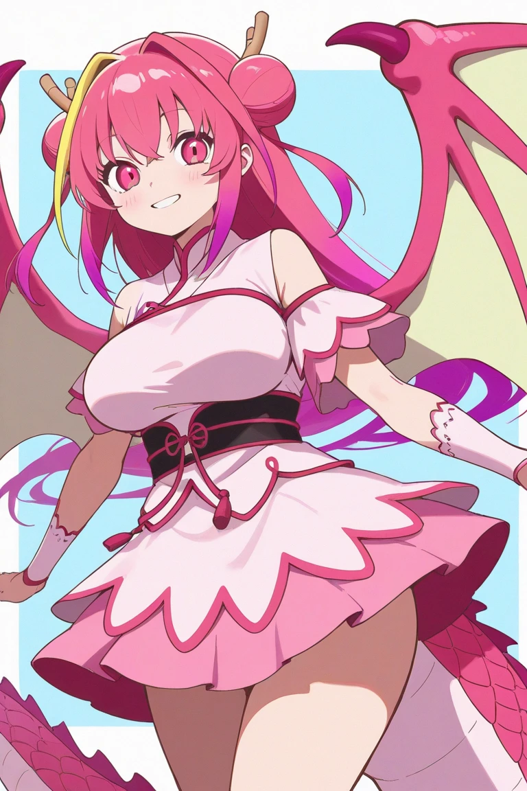 (((long hair, pink hair)))