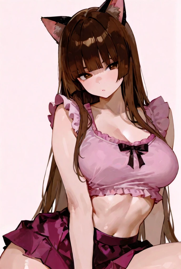 (best quality, 8k, highres, photorealistic:2.0), (solo, one girl:2.0),(lighting: strong),(lighting: front),(very muscular girl:2.0),(bodybuilder girl:1.5),(shiny skin:1.5),(light brown hair color:1.5),(Bend your legs and open your thighs:1.8),(light blue blouse:1.6),(collar blouse:1.2),(long sleeve light blue blouse:1.3),((tight blouse:1.7)),(Emphasize cleavage:1.4),(barefoot girl:1.1),((open blouse button:1.2)),((Wearing Extremely erotic panties:1.2)),(wearing tiny panties:1.5),(wearing red panties:1.2),((Girl leaning on an old leather sofa:1.2)), ultimate beautiful Japanese girl, Blush brown makeup , dark eye makeup ,pink lipstick,(big eyes girl:1.5),(Navel is visible),(girl with open mouth:1.2),(A girl who enjoys showing her panties to her viewers:1.8),((shape of erect nipples appears on the surface of the blouse)),(The eroticism of a very elegant woman:1.5),(Intense sex appeal of young women:1.5),(She forces the viewer to masturbate:1.3),(she strikes a sexually bold pose:1.3),(Disgust at watching viewers masturbate),(she forbids viewers to cum:1.3),(She commands the viewer to masturbate intensely),(The viewer is masturbating looking at her),(she has a sadistic personality),(Do sexy poses for viewers to masturbate)