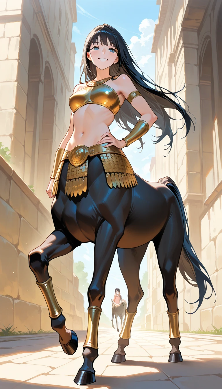 full-body portrait, large-scale painting, (centaur, female centaur), ancient Greek centaur mythology, quadrupedal animal, upper body of a man and torso of a horse, human-horse hybrid, centaur, centaur constellation, centaur, centauress, centauress, centauress, centauress, half-human half-horse, half-human half-horse, half-human half-horse, half-human half-horse

Tags: (best quality,4k,8k,highres,masterpiece:1.2),ultra-detailed,(realistic,photorealistic,photo-realistic:1.37),canvas painting,ancient Greek art,centaur mythology,giant-sized artwork,imposing,female centaur with graceful features,authentic portrayal,quadrupedal form with muscular physique,blending of human and horse characteristics in perfect harmony,fierce expression,strong personality,ancient ruins in the background,magical atmosphere,natural lighting,soft color palette,ethereal beauty,historical setting,impressive scale and grandeur,dynamic composition,mythical creature with striking presence,colossal artwork depicting female centaur,classic art style,epic masterpiece showcasing the beauty of centaurs