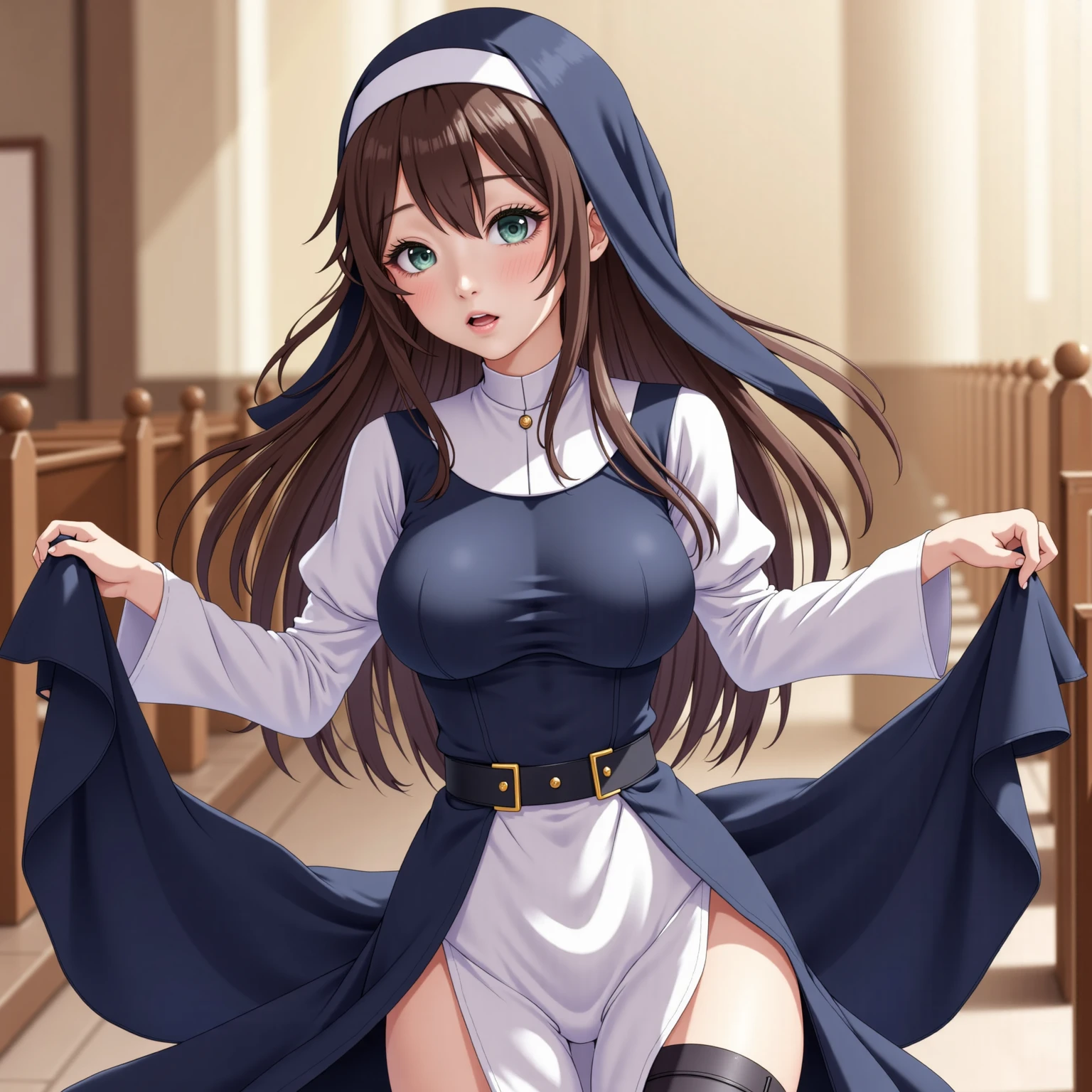 (The view is from very close below:1.5), Pushing hips forward, arms behind back, ((close up vagina)),
priestRO,1People Girls,Priest,Ragnarok Online,(超High resolution),High resolution,Sharp focus,(Super detailed,Very detailed),(Very detailed CG unity 8k wallpaper),(((Vibrant colors)))、{best illustration},
shiny 肌,very shiny 肌,Shiny body,plastic glitter 肌,exaggerated shiny 肌,illuminated 肌,Perfect Fingers,
Complex eyes,Beautiful fine details,Symmetrical eyes,Big eyes:1.5,Seductive eyes, ((Detailed body)),(Detailed face)),(complete anatomy),
cute,Lewd,erotic,Bold,Camel Toe,(Huge hips:1.3),(Huge breasts, Glamour:1.1),(chubby),Long legs,curve,Cleavage,
Revealing clothing,show 肌,long hair, Brown Hair,White bunny ears headband,(erection of nipple),
Long sleeve,pantyhose,Thigh-high socks,garter belt,Absolute area,shoes,Purple long dress,
Puffy Sleeves,turtleneck,necklace,クロスnecklace,
(pubic hair), straddling, spread legs, knees away, peeing self,((urination:1.5),Outdoor,(Peeing on your own, urination, (Outdoor),Pioneer village in the forest,A simple log house,reclaimed land,Stacked wooden boxes,Wooden box protected by linen,Sake barrel,Forest Trees々Hidden Village,Sunlight filtering through the trees,Secret Realm,Medieval European style,
embarrassed, Ahegao,
orgasm face, sexual climax,