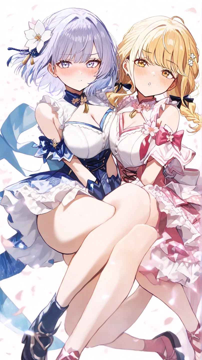 lexington \(warship girls r\),((masterpiece)),(((best quality))),((ultra-detailed)),((illustration)),((disheveled hair)),((frills)),(1 girl),(solo),1girl,bangs,bare shoulders,barefoot,blue sky,blush,bridal veil,cherry blossoms,cloud,cloudy sky,confetti,day,dress,earrings,eyebrows visible through hair,falling petals,feet,flower,foot focus,hair between eyes,hair ornament,high heels,jewelry,leaves in wind,short hair,looking at viewer,looking back,ocean,open mouth,outdoors,petals,petals on liquid,ponytail,rose petals,shoes removed,sidelocks,single shoe,sky,soles,solo,splashing,thighs,tiara,toes,tree,underwear,veil,water,water drop,wedding dress,wet,white dress,Rating:safe,foreshortening,
gray hair,blue eyes,