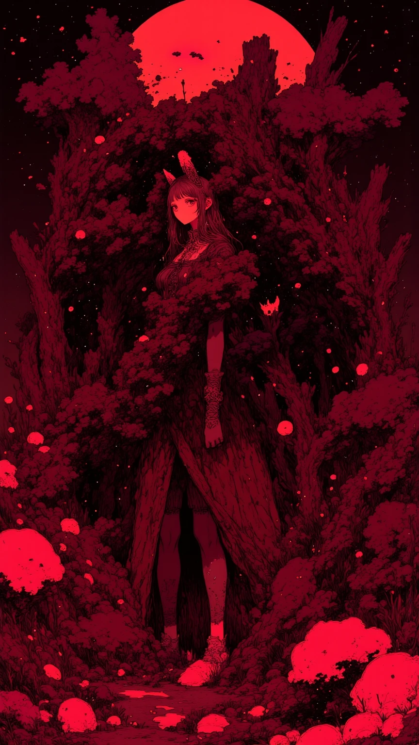 picture of a vampire woman resting in a (black:1.2) and (red:1.2) colored succulents meadow, full body, an exquisite beautiful (ultra detailed, Masterpiece, best quality: 1.4) female vampire woman, dynamic angle (best detailed, Masterpiece, best quality), ultra detailed face (ultra detailed, Masterpiece, best quality), ultra feminine, grey skin, blond hair, wavy hair, dynamic eyes color, cold eyes, glowing eyes, intense eyes, dark red lips, [fangs], wearing white dress, elegant style dress (ultra detailed, Masterpiece, best quality), wearing blue cloak (ultra detailed, Masterpiece, best quality), long cloak, flowing cloak (ultra detailed, Masterpiece, best quality), wearing high heeled boots, resting in (black and red colored succulents meadow: 1.6), succulents dripping blood, full colored, (perfect spectrum: 1.3),( vibrant work: 1.4) vibrant shades of red, and black) moon rising, moon light, its night time, high details, fantasy art, RPG art best quality, 16k, [ultra detailed], masterpiece, best quality, (ultra detailed), full body, ultra wide shot, photorealistic