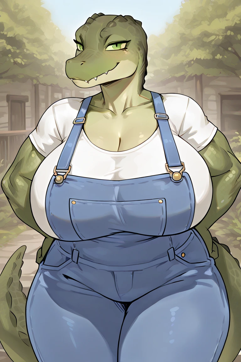 (Best Quality,high quality,high resolution,Realistic)The background is a house、Close-up of a female Tobi-Kadachi,Mesdra,Monster Hunter, (Sailor Uniform、skirt)Big Breasts,Curvaceous,Sensual appearance,(Tobi-Kadachi, the female standing at the entrance)NSFW