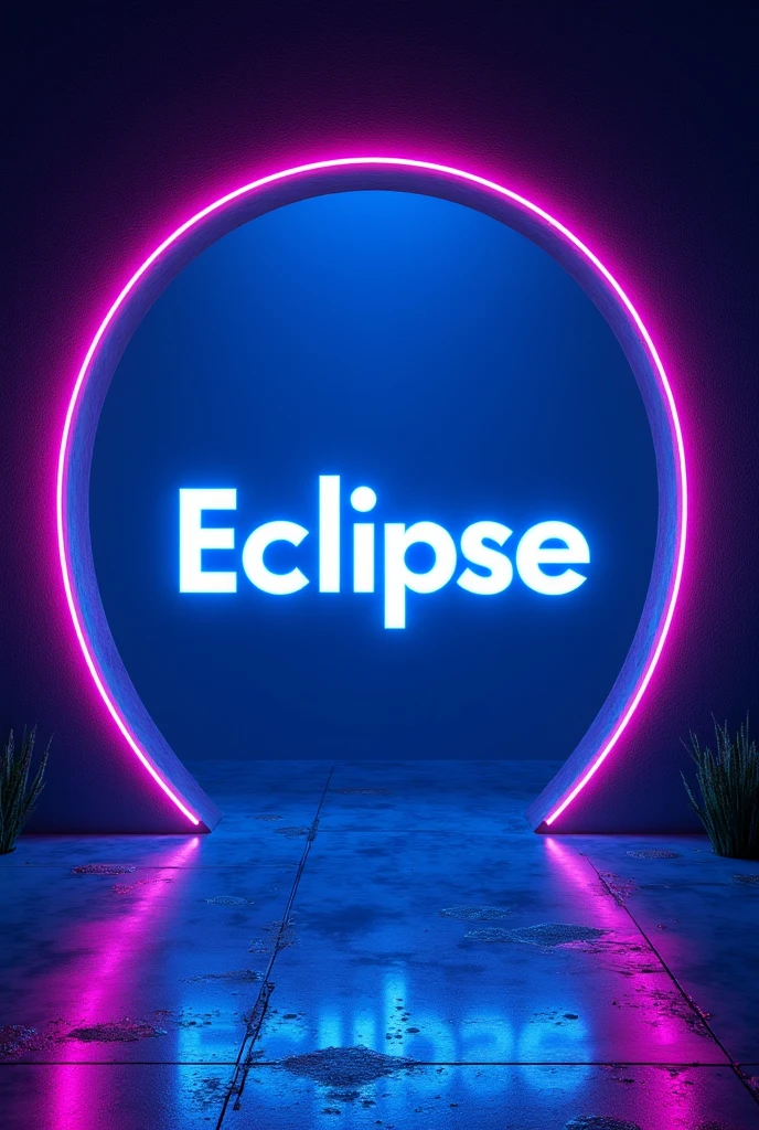 make me a logo for an urban style dance academy called eclipse dance where the background is black and the center is purple with a white urban style dancer in the middle next to the name eclipse dance below with subtle details