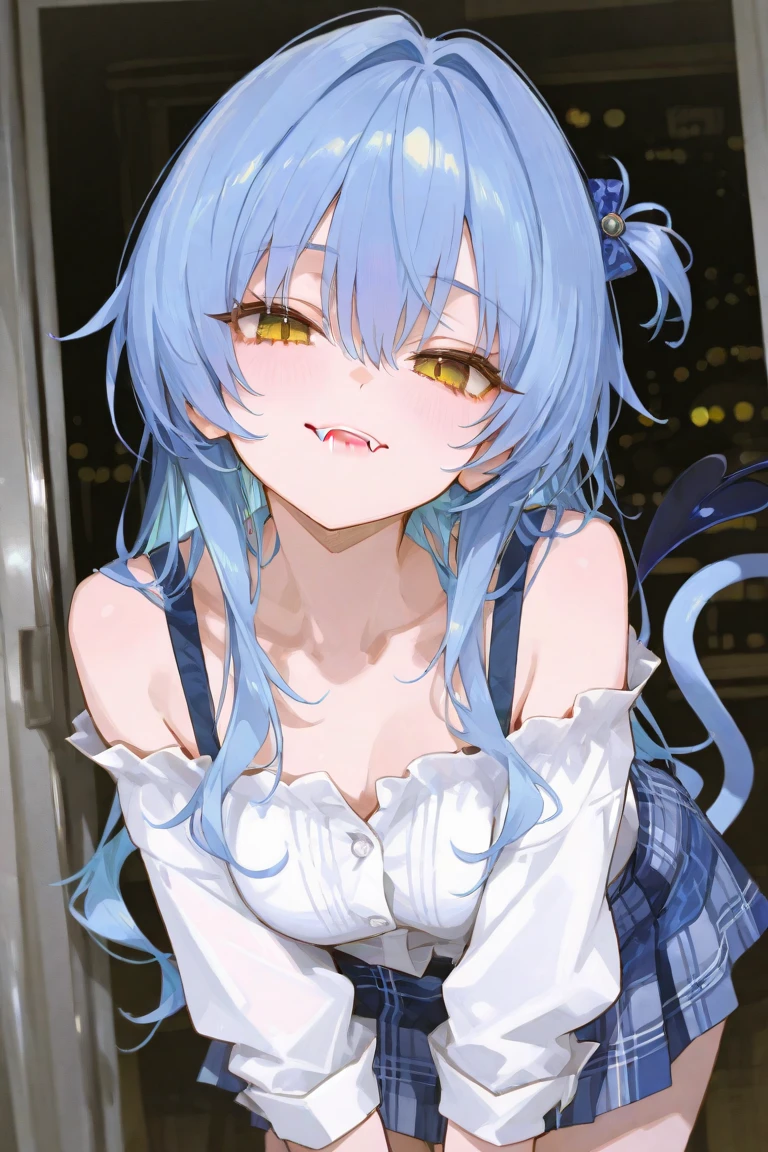 NSFW,masterpiece,Highest quality,High resolution,Super detailed,Shiro \(no game No life\),Long Hair,Multicolored Hair,Hair between the eyes,Gradient Hair,Yellow Eyes,Flat Chest,Slave,Off the shoulder,cropped,Micro Mini Skirt,Fishnet tights,Downtown at night,alley,Ecstasy face,Embarrassed,blush,Leg spread,orgasm,Climax,Squirting,Open your mouth、Stick your tongue out,Roll your eyes、squint,Are standing,prostitution