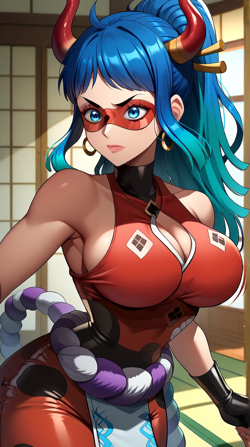 Tira4,black hair,bangs ,twintails, solo, close up, upper body, purple eyes, medium breasts, crazy eyes, angry,
TiAttre, boots, cleavage, belt, red revealing clothes, shorts, suspenders ,boots, gloves,
(insanely detailed, beautiful detailed face, masterpiece, best quality) <lora:TiraSC4:0.7> <lora:Crazy_ExpressionsV2:0.7>
