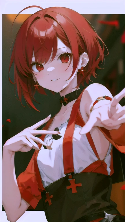 masutepiece, Best Quality, Illustration, Ultra-detailed, finely detail, hight resolution, 8K Wallpaper, Perfect dynamic composition, Beautiful detailed eyes, Women's Fashion Autumn Clothes,Medium Hair,Small breasts natural color lip, Bold sexy poses,Smile,Harajuku、20 years girl、Cute、Sexy shot looking at camera