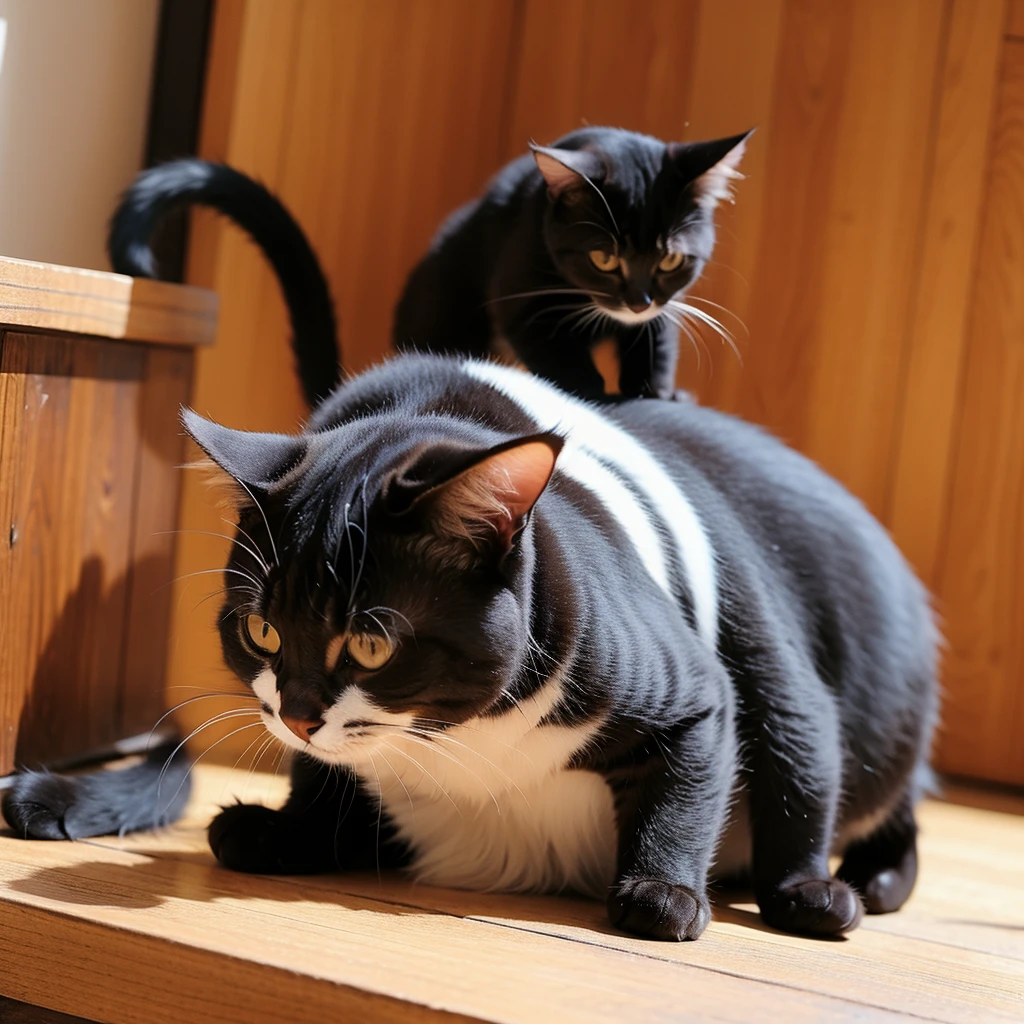 eine Katze