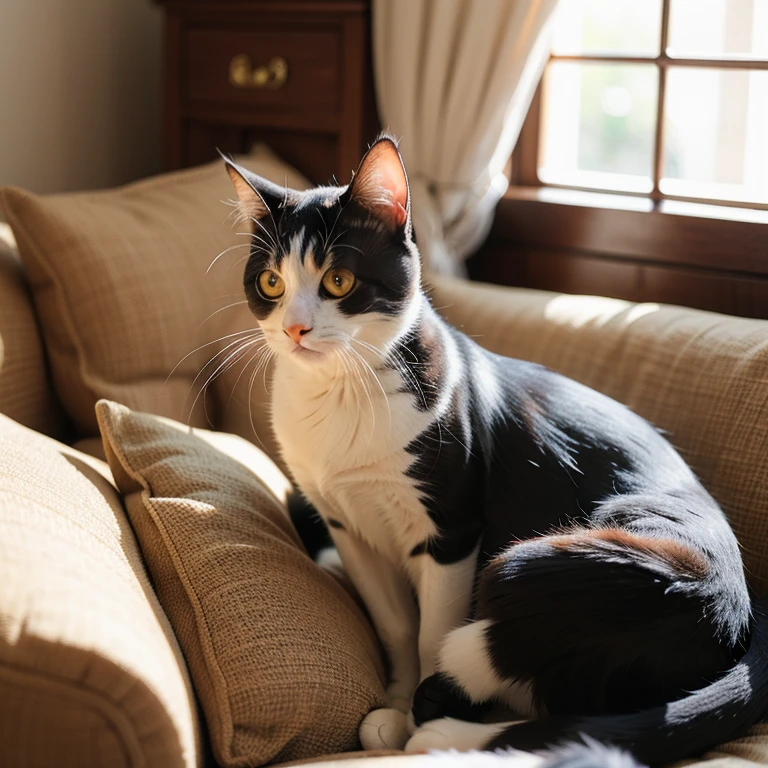 eine Katze
