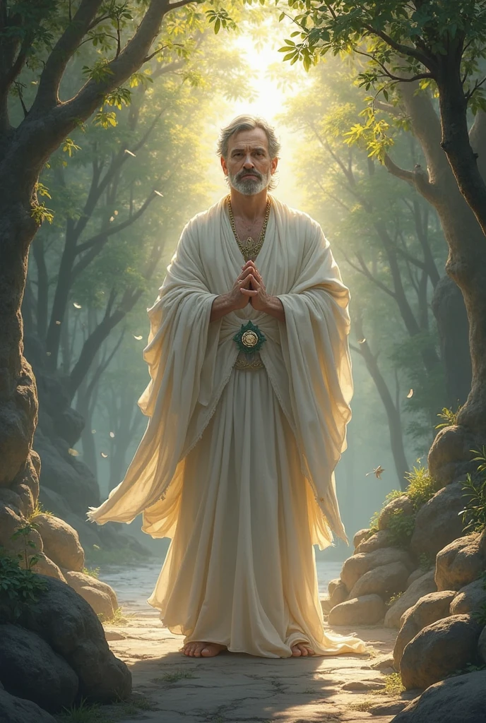 The messenger retires, leaving the protagonist with the mission of sharing the wisdom received and working for the spiritual harmony of humanity.
