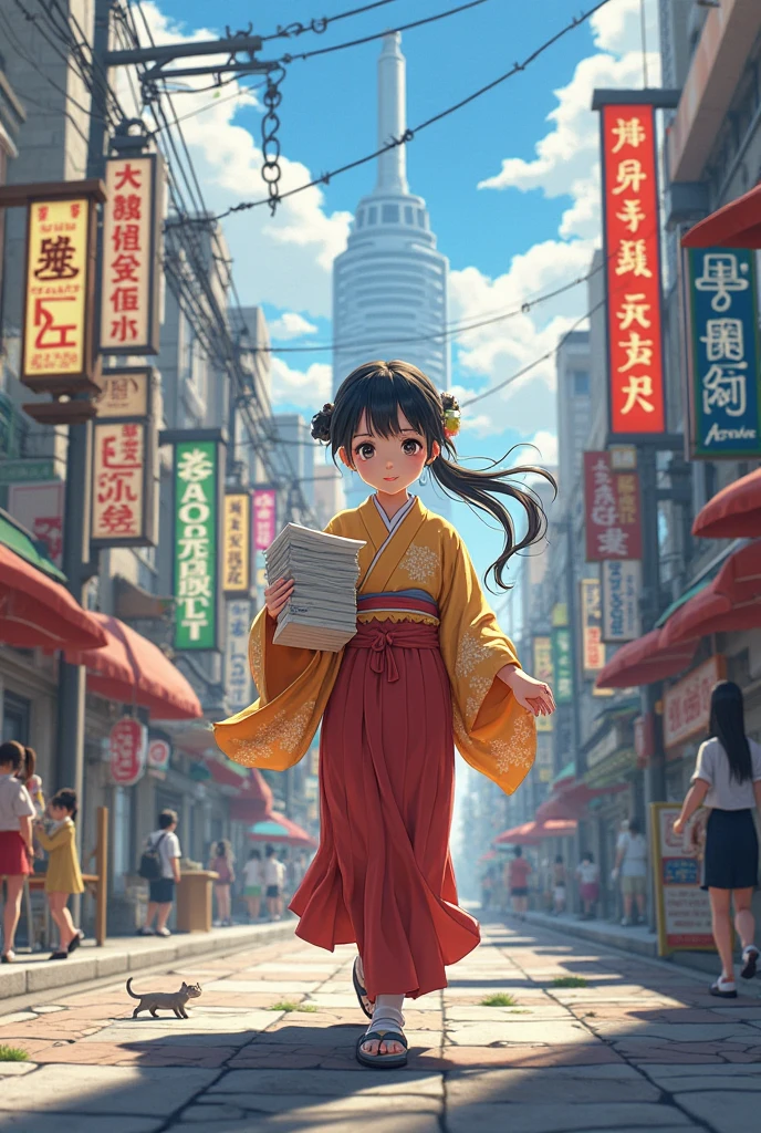 Nezuko delivering to Baemin