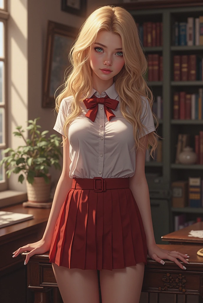 ???? blonde schoolgirl
