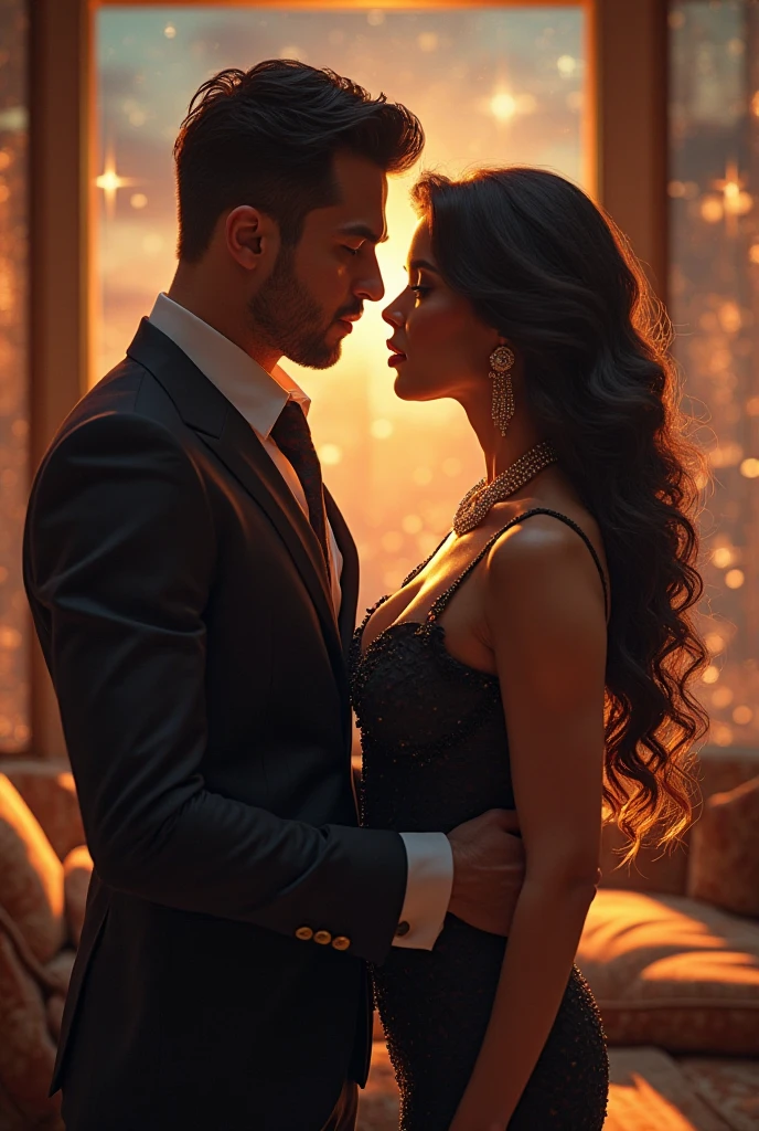 Artemis and Orion of Olympus as a very sexual couple in the style of Bonnie & Clyde. Orion must assume a dominant role in the relationship. Both must retain classical characteristics of Greek deities, like the force, the majesty, and symbolic elements related to their myths, while adopting the attitude, CLOTHES (Orion should not show his abdomen) , Bonnie must wear lingerie and the lifestyle of the famous outlaw couple.