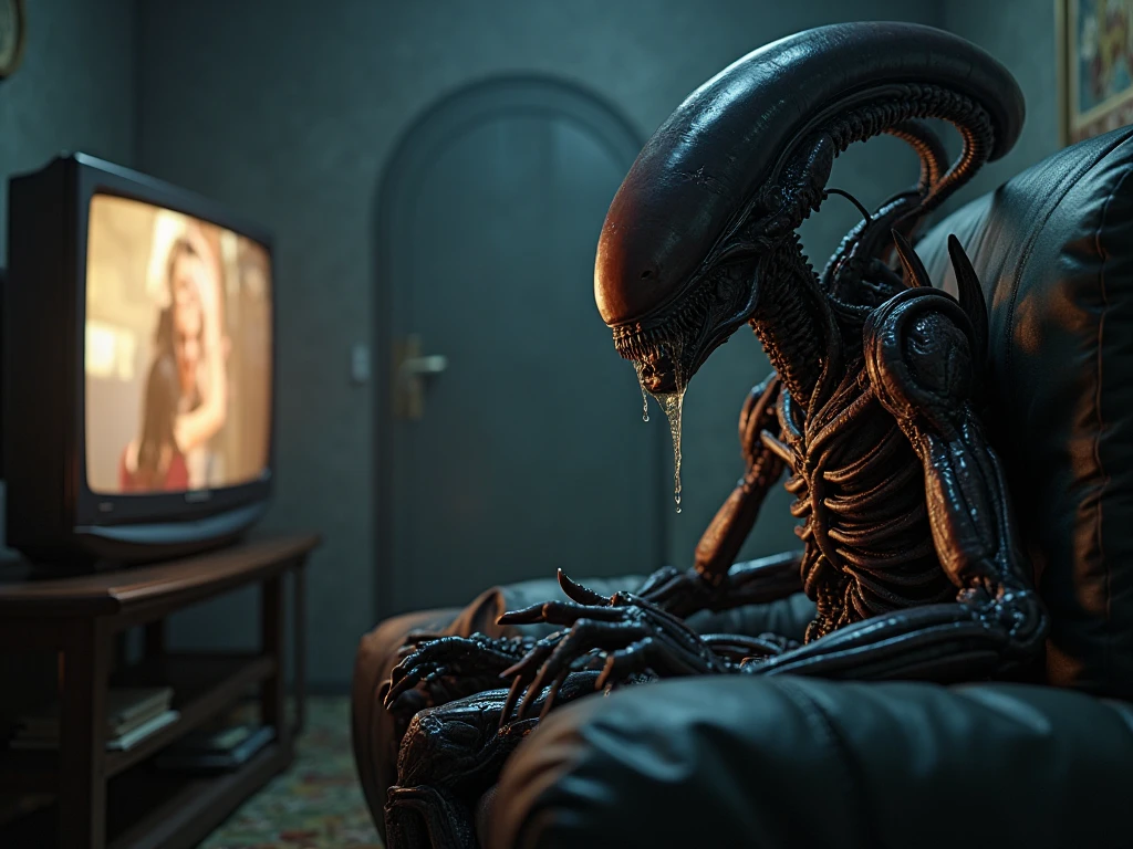 Alien party on an alien-planet 