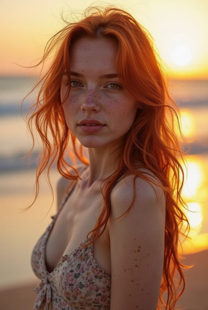 red-haired woman