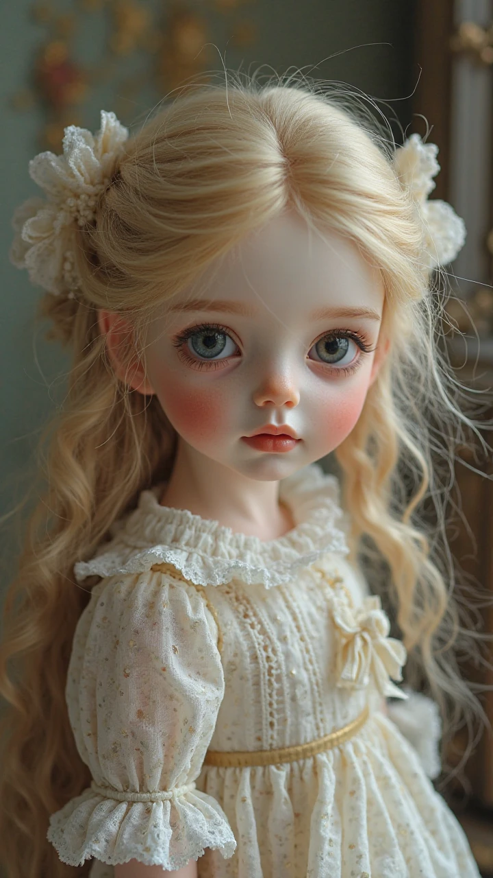 (best quality,4K,masterpiece:1.2),Super detailed,lifelike:1.37,2 cute Mechanical dolls on the children's desk,Ornaments,Possessing human emotions and intelligence,Mechanical dolls,big eyes,dark eye makeup,Dumb,cute,mechanical joint,Two braided boys,whole body,sneakers,fashionable costume,metal skin decoration,Clean