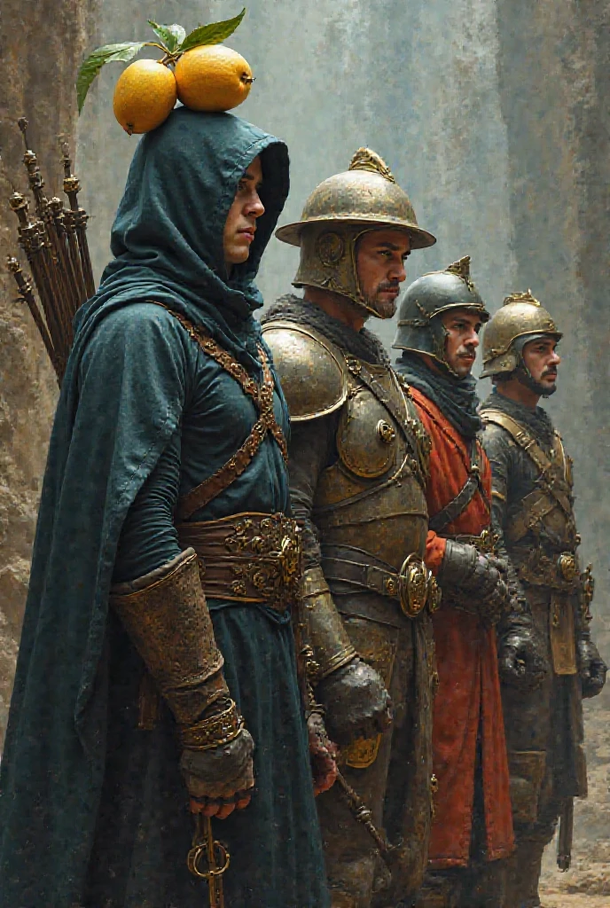 arafed image of a group of soldiers in full armor, steampunk world spikes, sekiro, steampunk rat, noir film world character design, live action film, workers, still frame from a movie, golden mask, traveller rpg, elites, ( steampunk ), valorant game style, pikes, by Aladár Körösfői-Kriesch --auto --s2