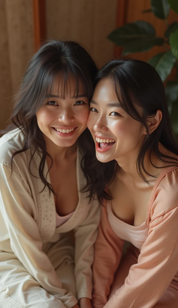 The face is a hostess、Beauty 3 people、bra very、hiquality、A hyper-realistic、healthy、Smiling expression、Slender perfect figure、Japan beauties、beautidful eyes、face perfect、Beautiful skin、a ski