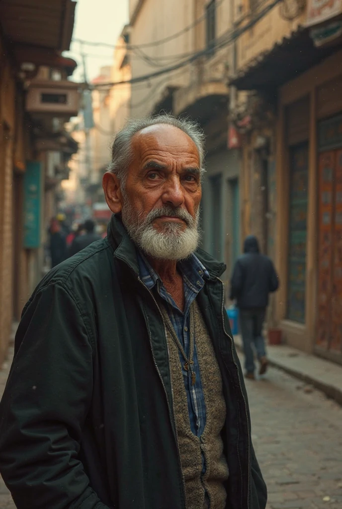 An old Muslim man took shelter in the mosque shivering in the winter, then a doorman there grabbed him by the neck and killed him and because of this the old Muslim man cried a lot