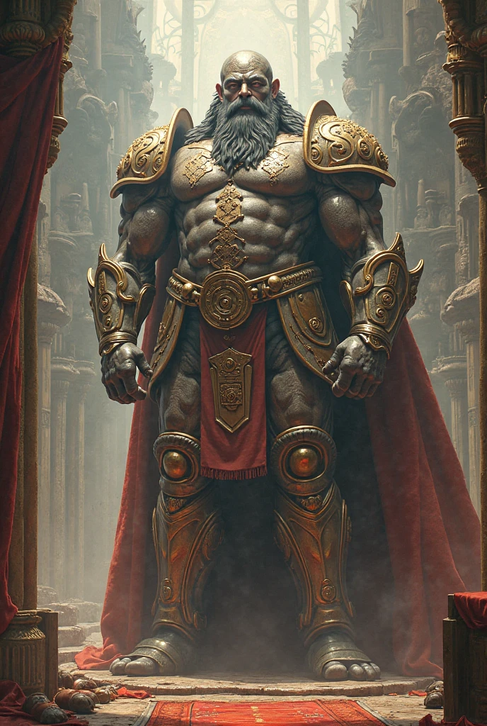 robust man, dressed up and pompous with a skull face, rpg style